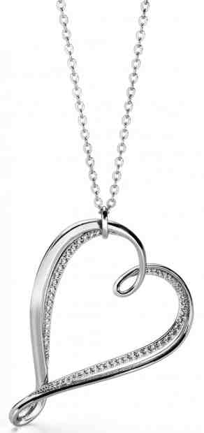Brosway Náhrdelník se srdcem Ribbon BBN03 (řetízek, přívěsek) + 2 měsíce na vrácení zboží