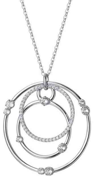 Brosway Náhrdelník s kruhy Sun BUN01 (řetízek, přívěsek) + 2 měsíce na vrácení zboží