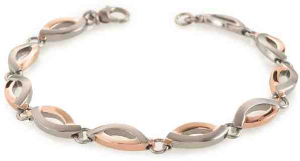 Boccia Titanium Titanový bicolor náramek 03001-03 + 2 měsíce na vrácení zboží