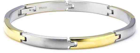 Boccia Titanium Titanový bicolor náramek 0320-03 + 2 měsíce na vrácení zboží