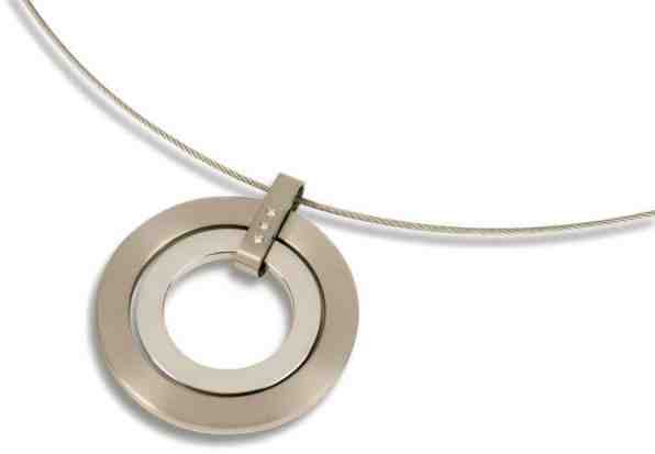 Boccia Titanium Titanový přívěsek s pravými diamanty 0741-03 + 2 měsíce na vrácení zboží