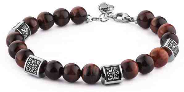 Brosway Korálkový náramek s tygřím okem Karma BRM11 + 2 měsíce na vrácení zboží
