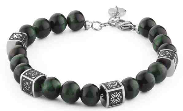 Brosway Korálkový náramek s tygřím okem Karma BRM13 + 2 měsíce na vrácení zboží