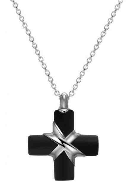 Brosway Pánský ocelový náhrdelník s křížkem Stoneage BOG02 + 2 měsíce na vrácení zboží