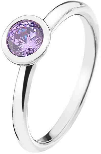 Hot Diamonds Stříbrný prsten Emozioni Scintilla Lavender Calmness ER020 50 mm + 2 měsíce na vrácení zboží