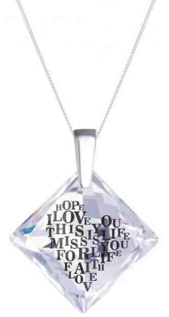 Preciosa Stříbrný náhrdelník s krystalem Libi 6061 00 (řetízek, přívěsek) + 2 měsíce na vrácení zboží