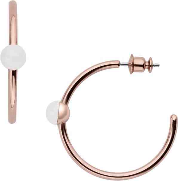 Skagen Dámské kruhové náušnice SKJ0972791 + 2 měsíce na vrácení zboží