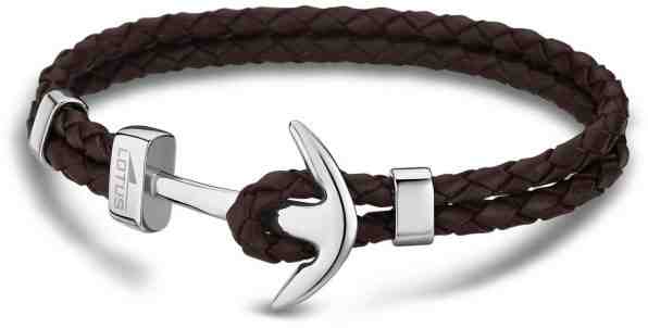 Lotus Style Kožený náramek s kotvou LS1832-2/5 + 2 měsíce na vrácení zboží