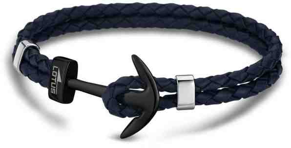 Lotus Style Kožený náramek s kotvou LS1832-2/7 + 2 měsíce na vrácení zboží