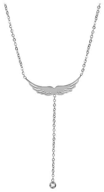 Troli Ocelový náhrdelník andělské křídlo + 2 měsíce na vrácení zboží
