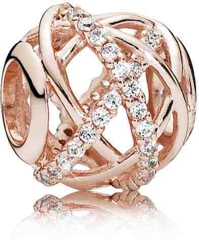 Pandora Bronzový korálek s třpytivými krystaly 781388CZ + 2 měsíce na vrácení zboží