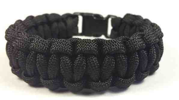 Cordell Paracord náramek Solomon Černá XL ( 20 - 21 cm ) + 2 měsíce na vrácení zboží