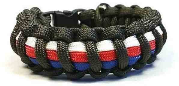 Cordell Paracord náramek Solomon TRIKOLORA XL ( 20 - 21 cm ) + 2 měsíce na vrácení zboží