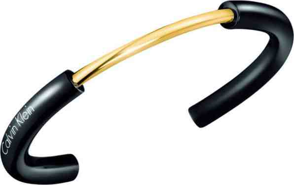 Calvin Klein Dvoubarevný otevřený náramek Disclose KJ5FBF2001 6,2 x 4,9 cm - M + 2 měsíce na vrácení zboží