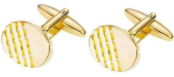 Starck Schmuck Pozlacené manžetové knoflíčky 27.573G2 + 2 měsíce na vrácení zboží
