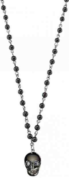 Morellato Pánský náhrdelník s lebkou Nobile SAKB05 + 2 měsíce na vrácení zboží