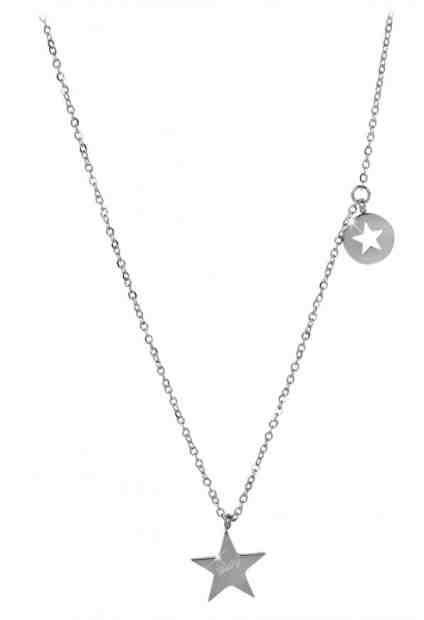 Troli Hvězdný ocelový náhrdelník + 2 měsíce na vrácení zboží