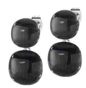 Morellato Stylové náušnice zdobené kočičím okem Gemma SAKK26 + 2 měsíce na vrácení zboží