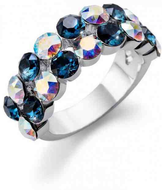 Oliver Weber Třpytivý prsten Port 41140 207 S (49 - 52 mm) + 2 měsíce na vrácení zboží