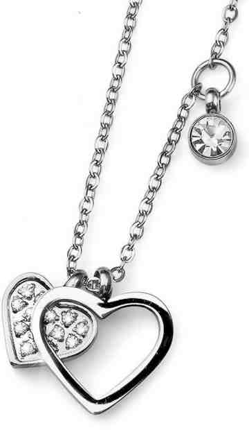 Oliver Weber Ocelový náhrdelník se srdíčky Amo 11772 + 2 měsíce na vrácení zboží
