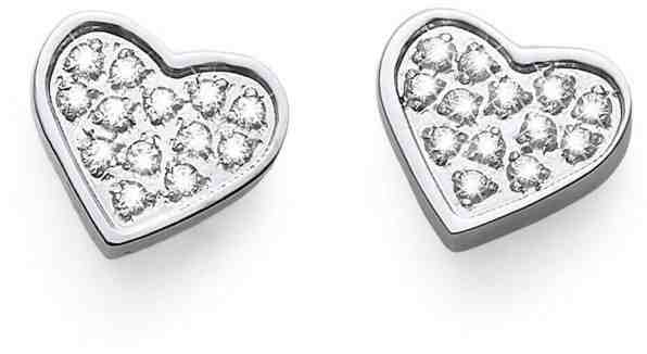 Oliver Weber Ocelové náušnice srdíčka Amo 22669 + 2 měsíce na vrácení zboží
