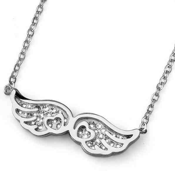 Oliver Weber Ocelový náhrdelník s čirými krystaly Flyheart 11775 + 2 měsíce na vrácení zboží