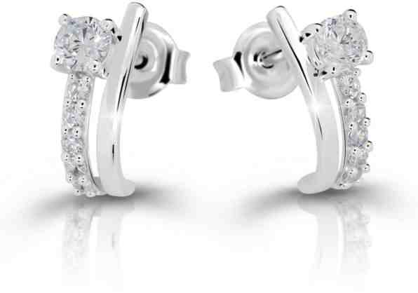 Modesi Zářivé náušnice pro ženy M21097 + 2 měsíce na vrácení zboží