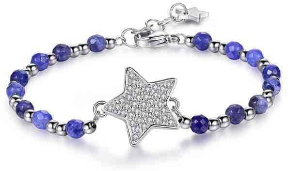 Brosway Ocelový náramek s hvězdou a sodality Chakra BHK113 + 2 měsíce na vrácení zboží