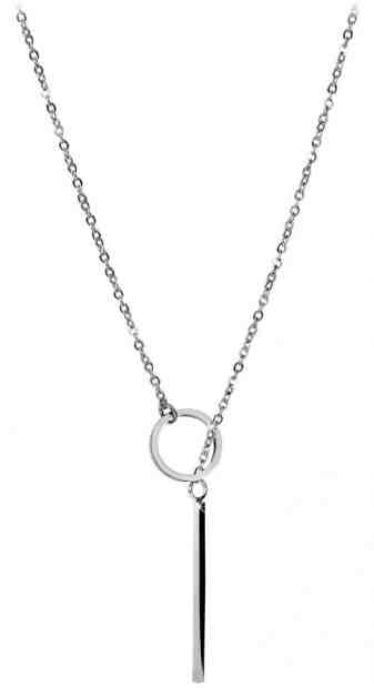 Troli Stylový ocelový náhrdelník + 2 měsíce na vrácení zboží