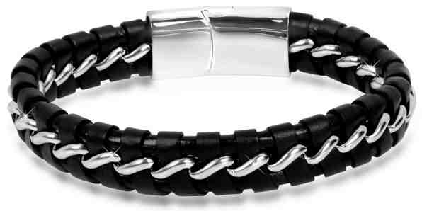 Troli Proplétaný kožený náramek Leather + 2 měsíce na vrácení zboží