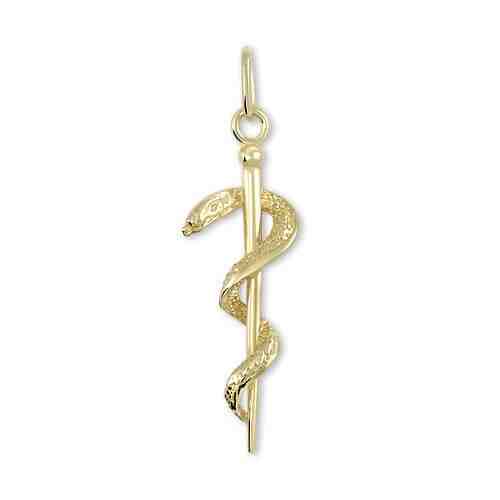Brilio Zlatý přívěsek Aeskulapova hůl 241 001 00775 + 2 měsíce na vrácení zboží