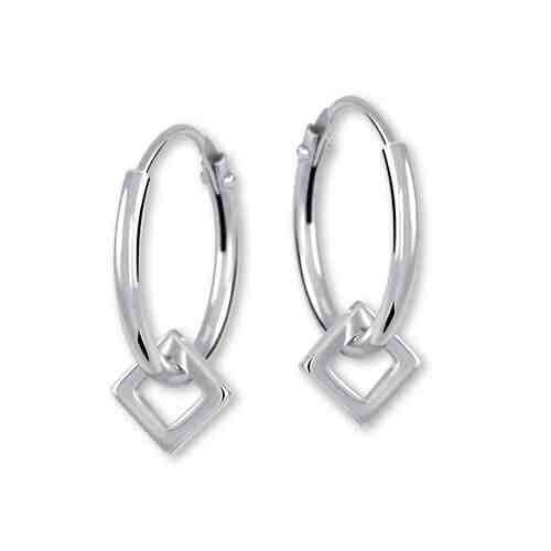 Brilio Silver Stříbrné náušnice kroužky 431 001 02498 04 + 2 měsíce na vrácení zboží