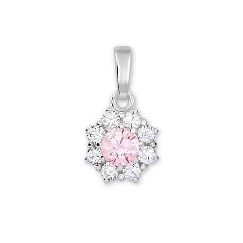 Brilio Silver Stříbrný přívěsek s krystalem 446 001 00314 04 - růžový + 2 měsíce na vrácení zboží