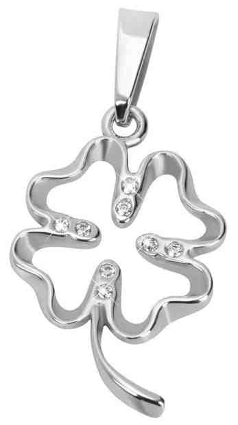 Brilio Silver Stříbrný přívěsek čtyřlístek 446 001 00327 04 + 2 měsíce na vrácení zboží