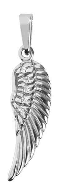 Brilio Silver Stříbrný přívěsek Andělské křídlo 446 001 00365 04 + 2 měsíce na vrácení zboží