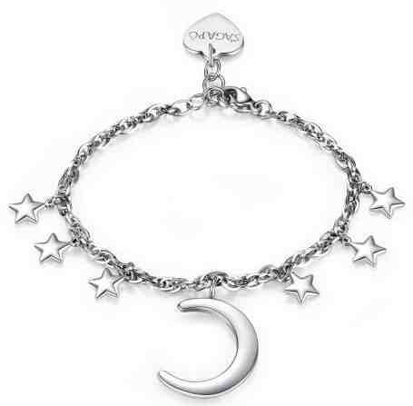 S`Agapõ Náramek s přívěsky New Moon SNM11 + 2 měsíce na vrácení zboží