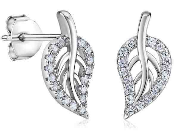 Silvego Stříbrné náušnice ELIA se zirkony JJJHE0009 + 2 měsíce na vrácení zboží