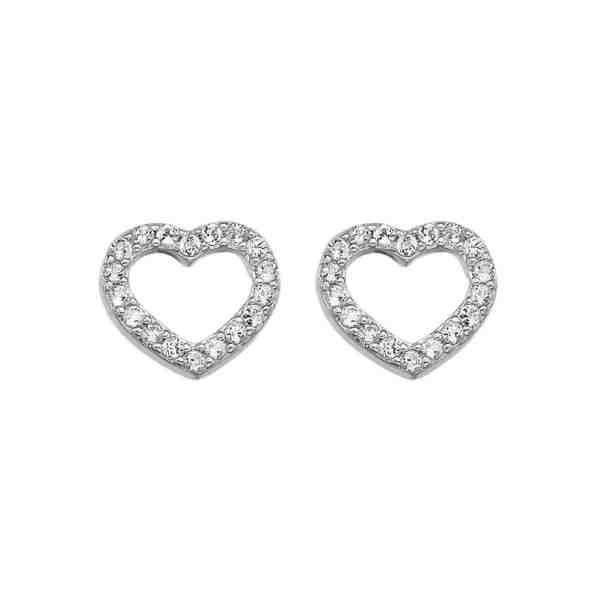 Hot Diamonds Stříbrné náušnice Hot Diamonds Love DE535 + 2 měsíce na vrácení zboží