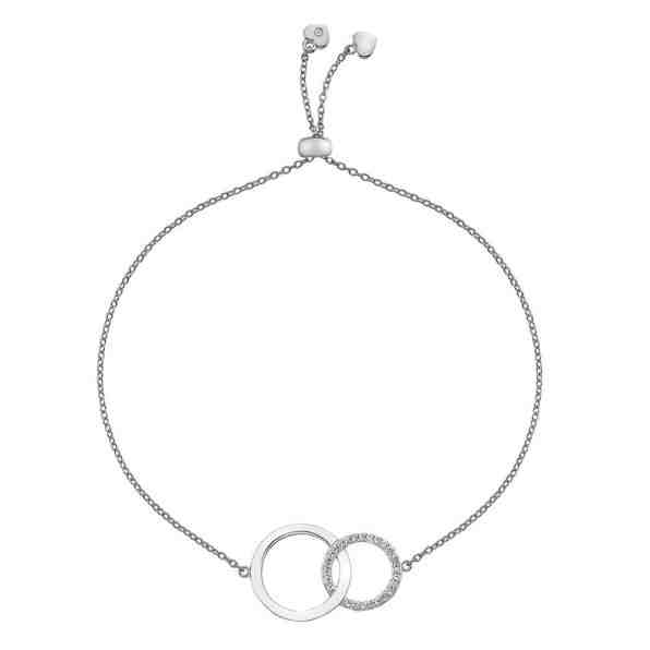 Hot Diamonds Stříbrný náramek Hot Diamonds Love DL568 + 2 měsíce na vrácení zboží