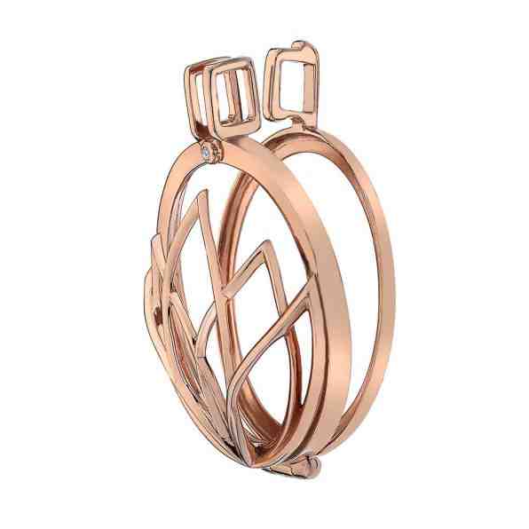 Hot Diamonds Přívěsek Emozioni Rinscita Rose Gold Plated Coin Keeper EK038 + 2 měsíce na vrácení zboží