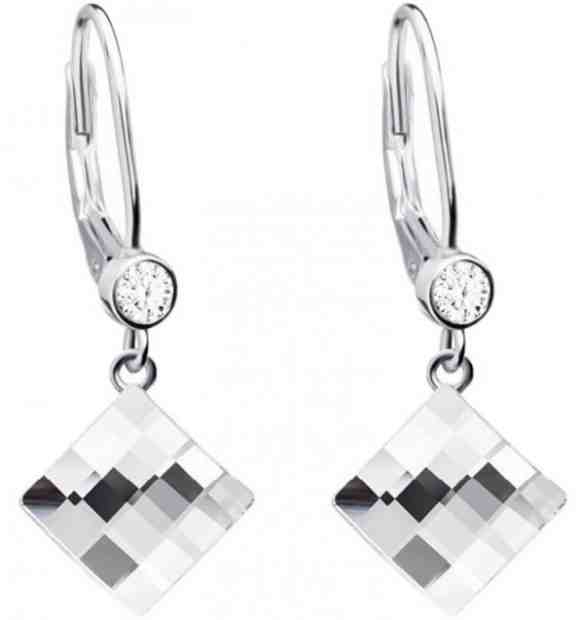 Preciosa Náušnice Lil s čirými krystaly 6097 00 + 2 měsíce na vrácení zboží