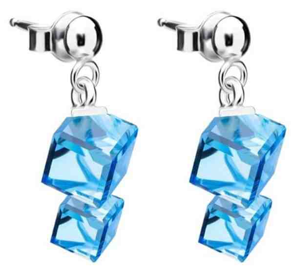 Preciosa Stříbrné náušnice Calypso 6253 67 + 2 měsíce na vrácení zboží