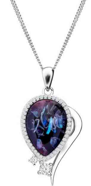 Preciosa Elegantní náhrdelník Ines Matrix 6110 26 (řetízek, přívěsek) + 2 měsíce na vrácení zboží