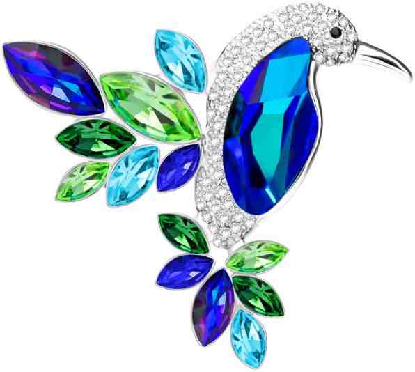 Preciosa Brož Kolibřík Flying Gem by Veronika 2243 70 + 2 měsíce na vrácení zboží