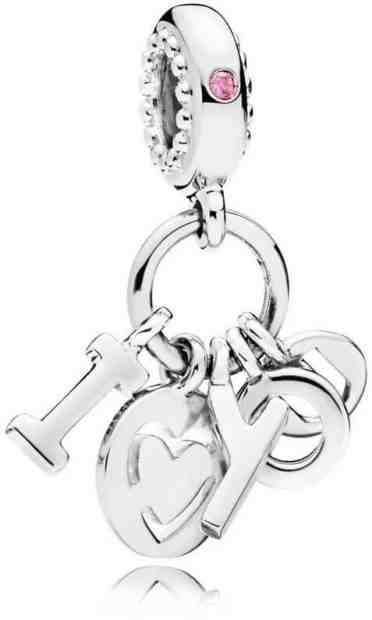 Pandora Romantický přívěsek I love you 796596FPC + 2 měsíce na vrácení zboží