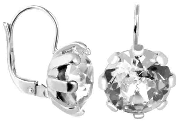Brilio Silver Stříbrné náušnice s krystalem 438 001 01769 04 + 2 měsíce na vrácení zboží