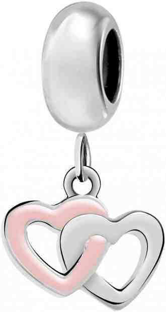 Morellato Srdíčkový přívěsek Drops Intertwine Hearts SCZ953 + 2 měsíce na vrácení zboží