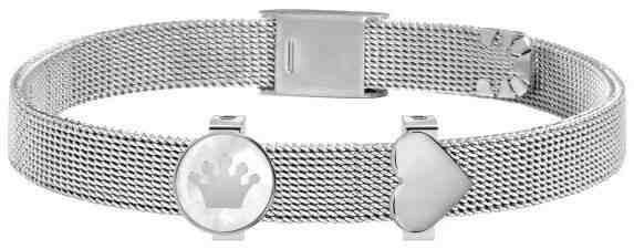 Morellato Ocelový náramek se srdíčkem a korunkou Sensazioni SAJT63 + 2 měsíce na vrácení zboží