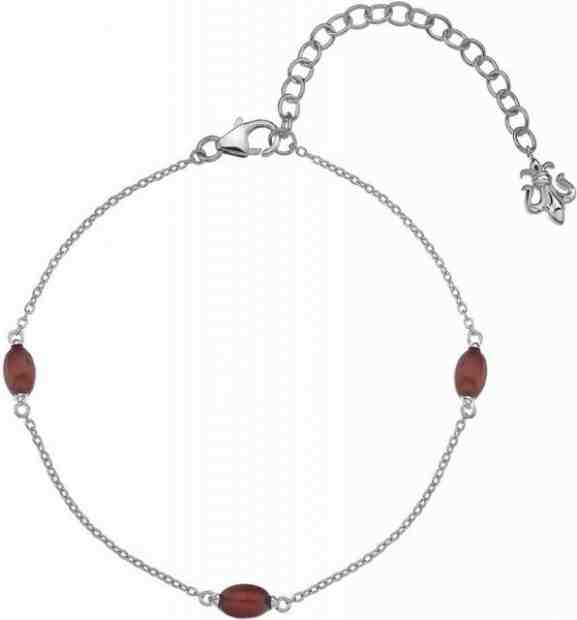 Hot Diamonds Stříbrný náramek pro narozené v červenci Anais Karneol AB007 + 2 měsíce na vrácení zboží