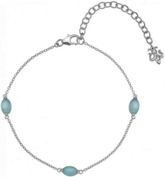 Hot Diamonds Stříbrný náramek pro narozené v září Anais modrý achát AB009 + 2 měsíce na vrácení zboží